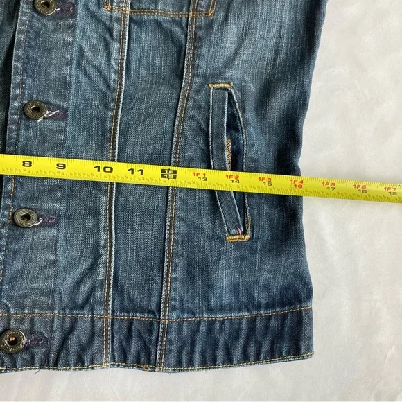 Ralph Lauren Polo sport Jeans Co Denim women’s denim Jacket 100% cotton Medium - Picture 10 of 12